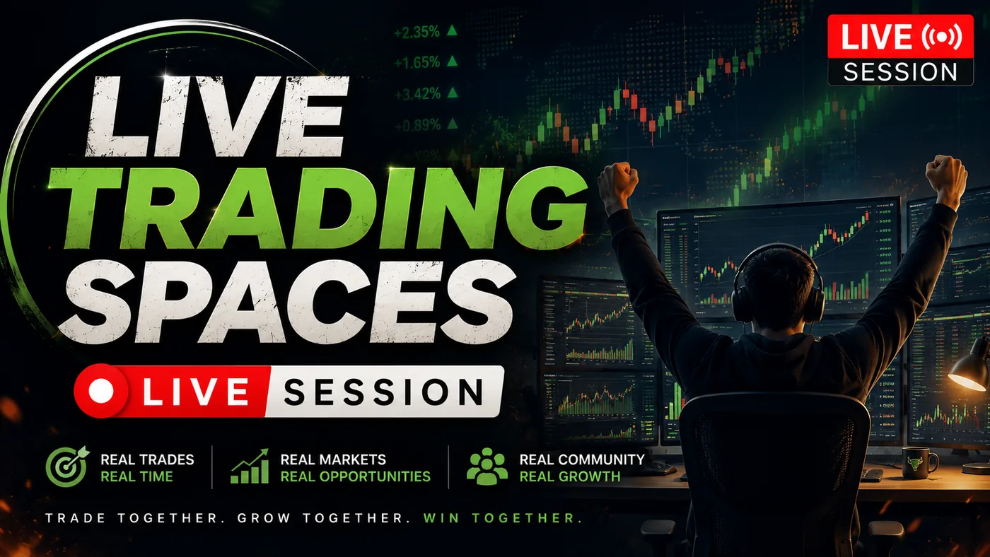 Live Trading Spaces session banner